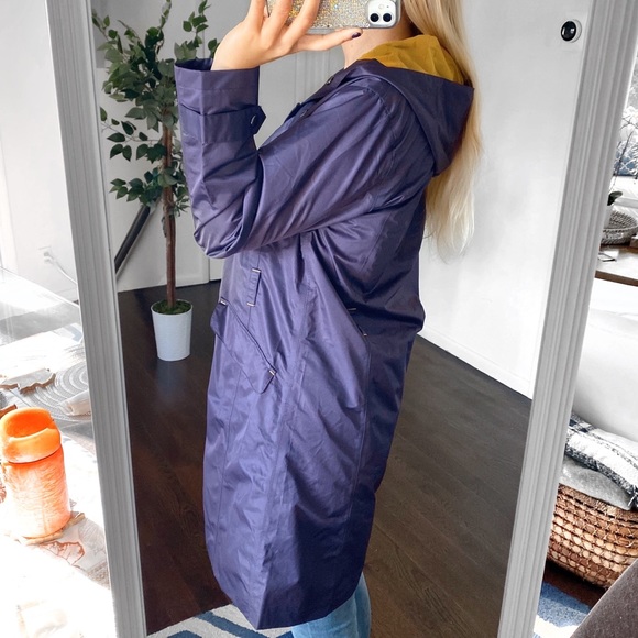 ☔️ CECILIA CLASSICS PURPLE HONEY LONG RAIN COAT! - Picture 4 of 16